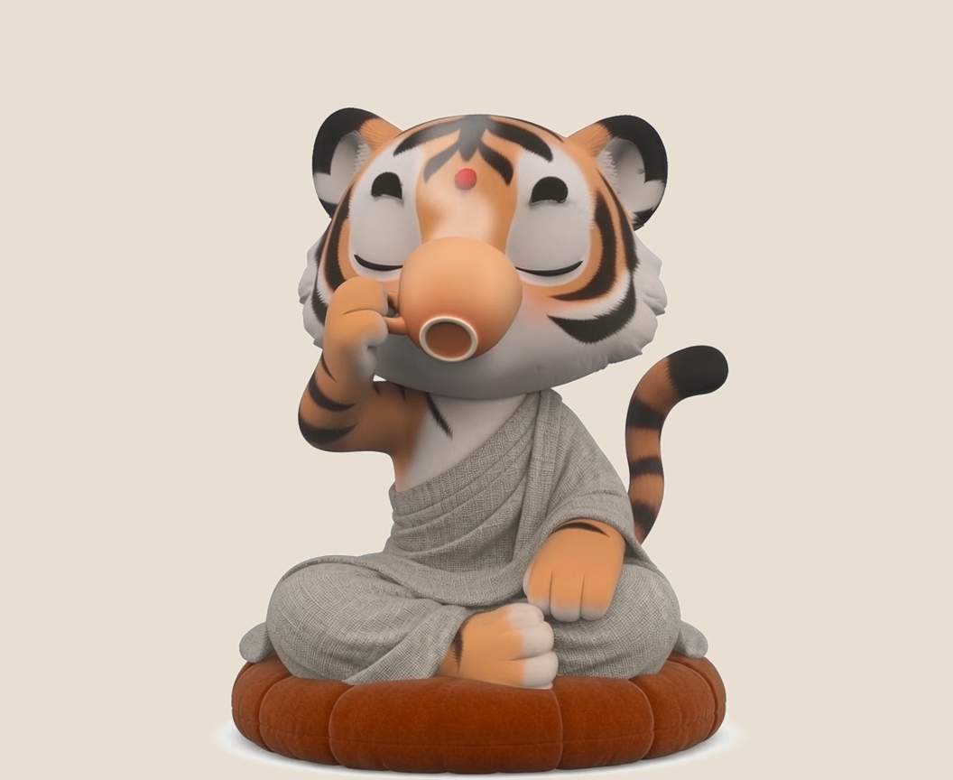 A mindful tea ritual with soft ambient sound